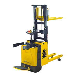 apilador doble eléctrico yale mp20xd con plataforma y capacidad de 2000 kg