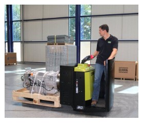 Transpaleta eléctrica con cuadriga PPFXS20 2.000 KG - Imagen 2