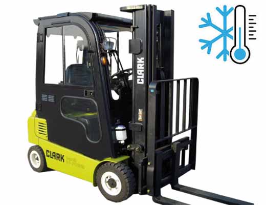 carretilla con aire acondicionado