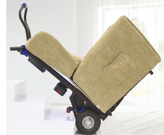 Subescaleras para bultos pesados facilitando el transporte seguro y sin esfuerzo en escaleras.