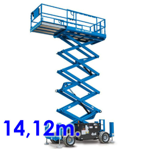 Alquiler plataforma elevadora diesel a 14 metros