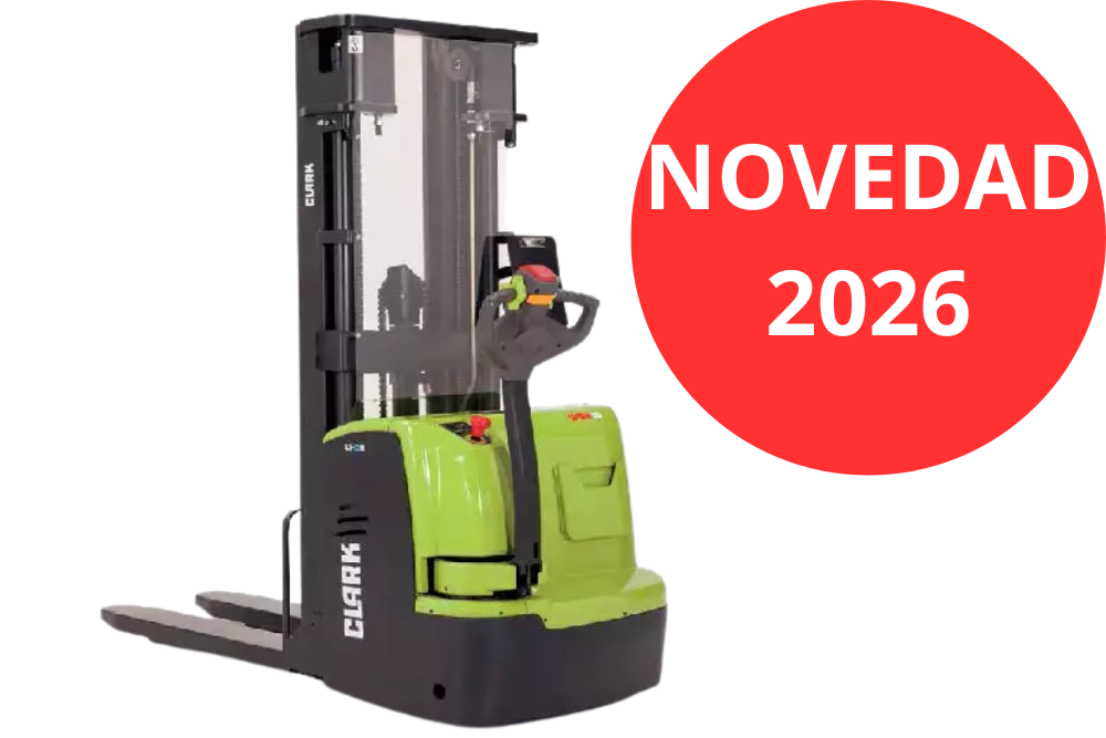 Apilador eléctrico CLARK WSE16 | 1600 kg para uso industrial