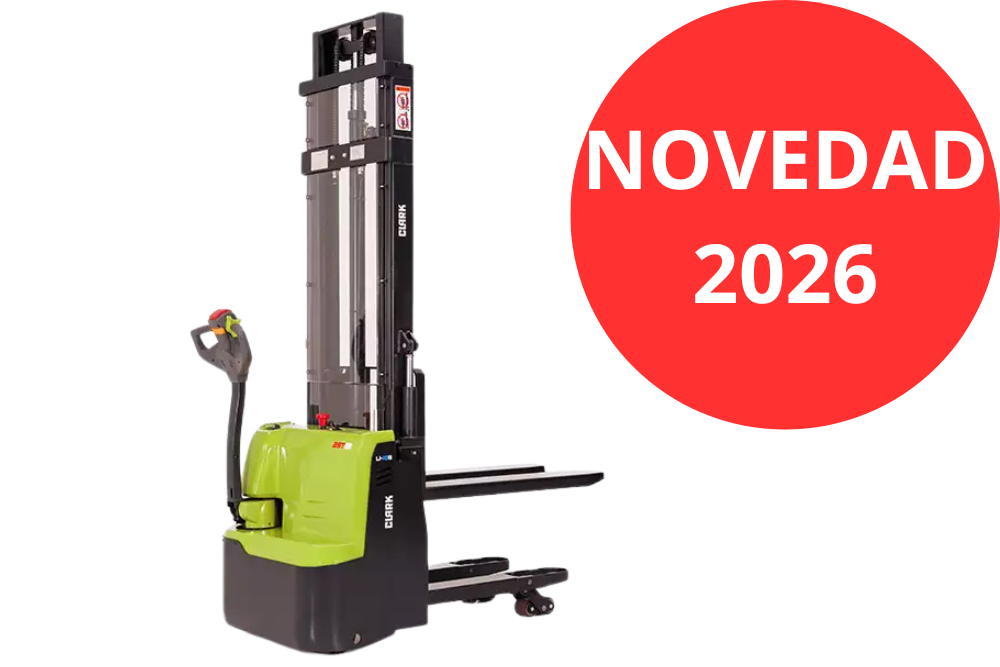 Apilador eléctrico CLARK BST12i | 1200 kg compacto y eficiente