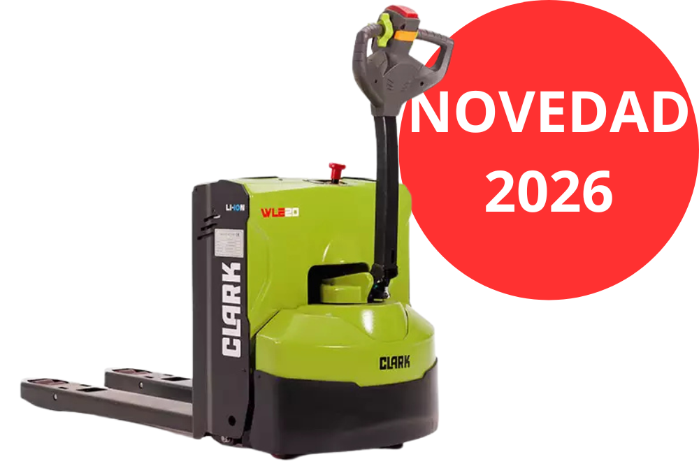 Transpaleta eléctrica CLARK WLE20 2000 kg | Compacta y maniobrable