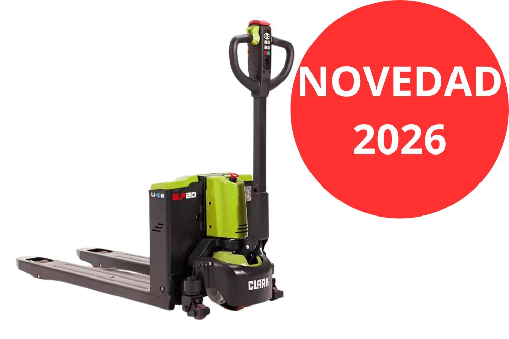 Transpaleta eléctrica CLARK ELP20 2.000 kg | Potencia de 48 V en formato compacto